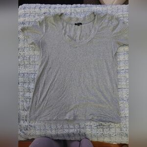 Ambiance Heather‎ Gray V-Neck Tee 3xl
